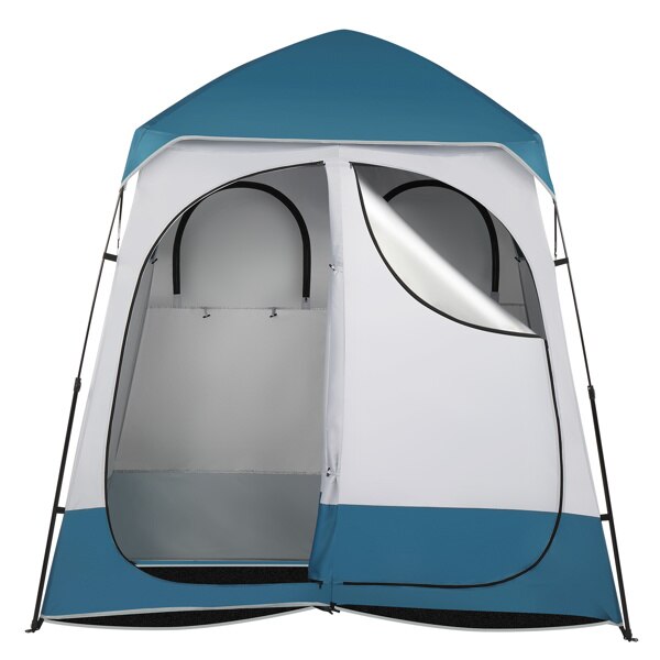 Cheap Goat Tents Waterproof Beach Tents Outdoor Camping Shelter Oxford Cloth Durable Double People Dressing Tent 229*229*122cm   